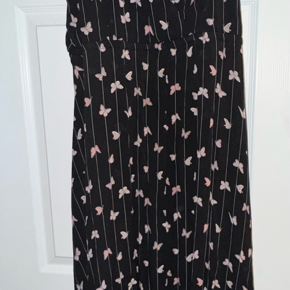 Torrid Black and Pink Butterfly Romper - Picture 2 of 4